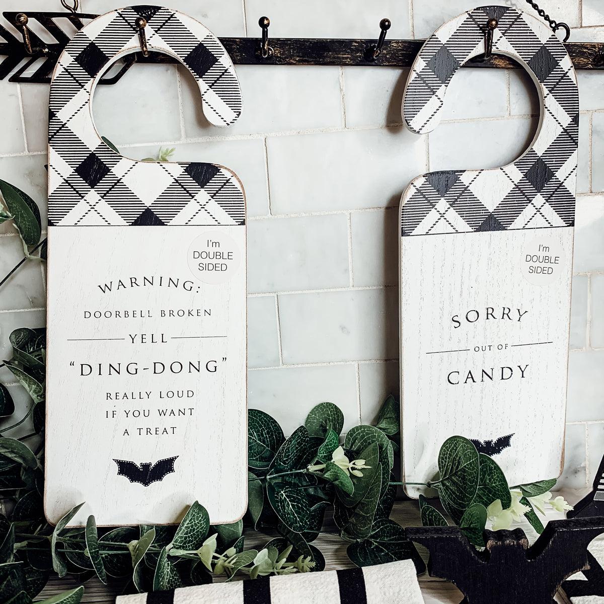 Double-Sided Halloween Door Knob Hanger