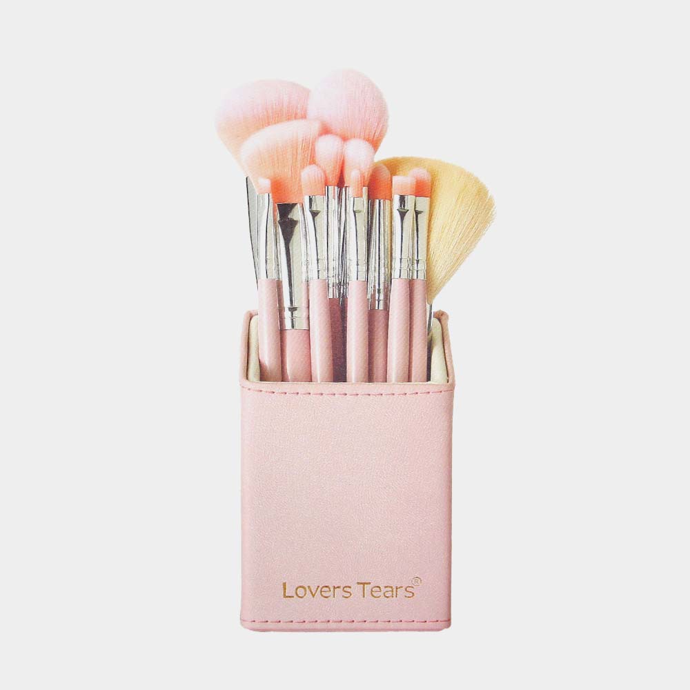 Madeline Love 12-Piece Makeup Brush Set with Holder