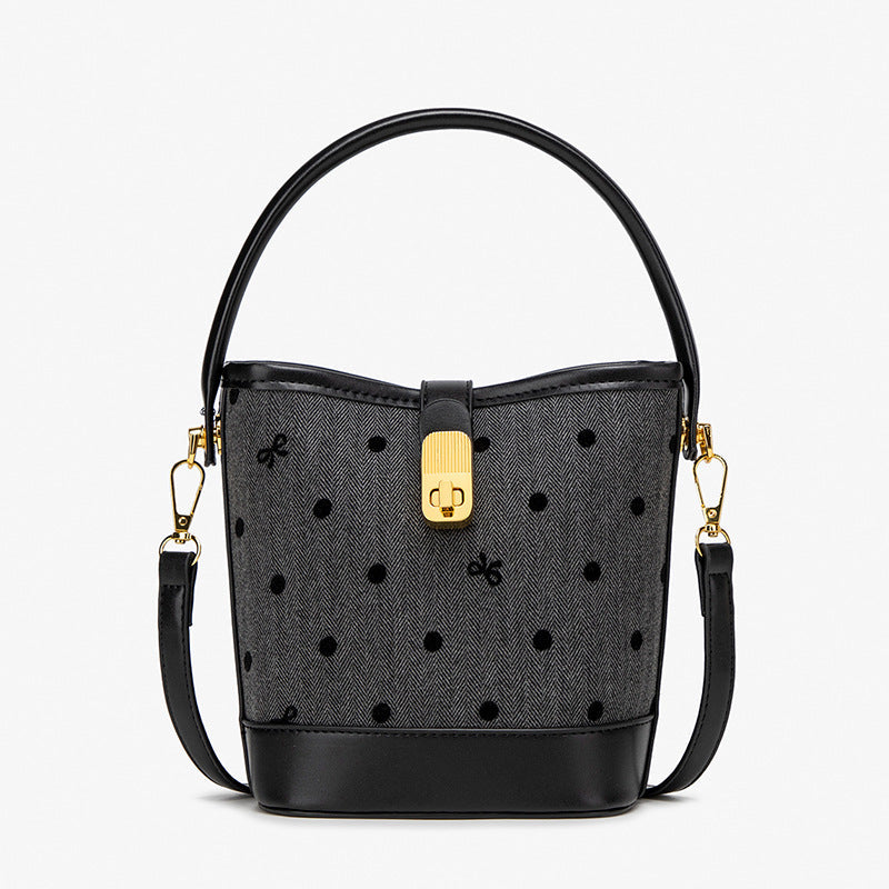 Fashion Casual Bucket Shoulder Bag