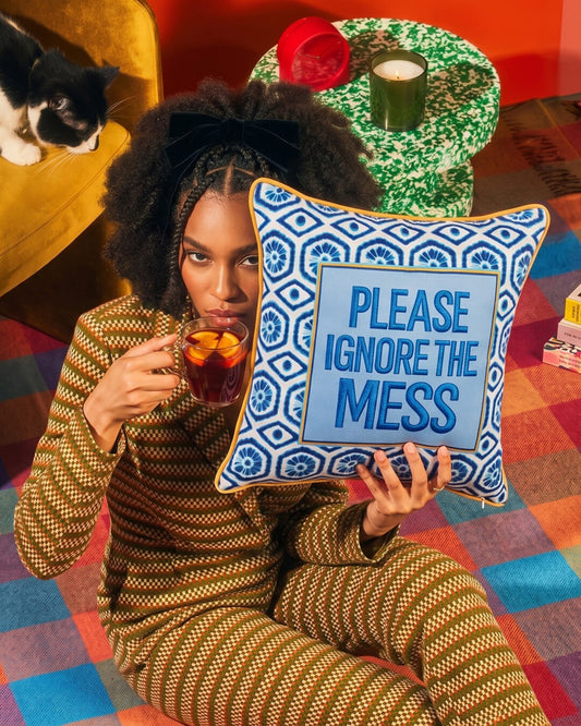 Mood Theory — Please Ignore the Mess Pillow