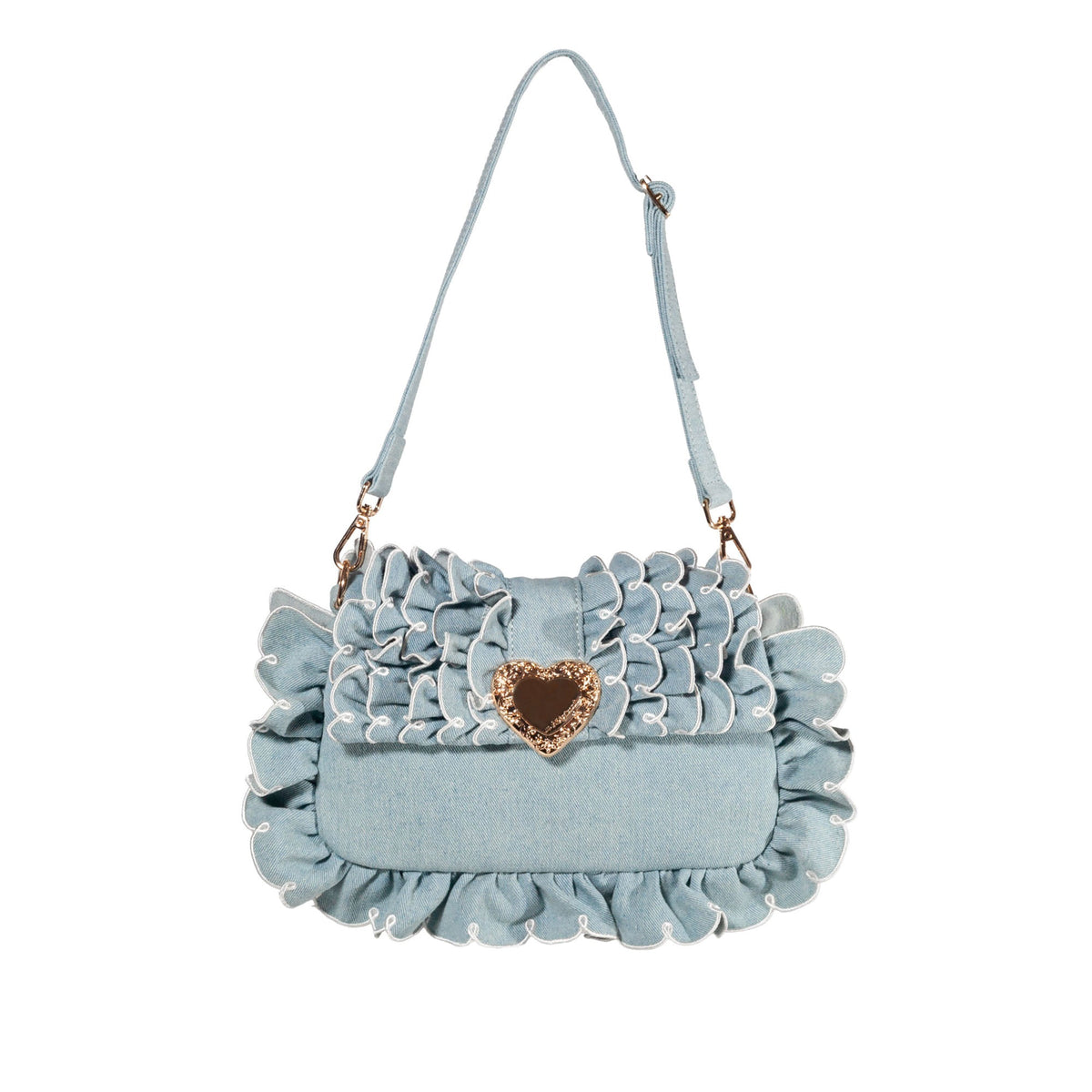 DiFerdinando — Seaside Sweetheart Polkadot Shoulder Bag