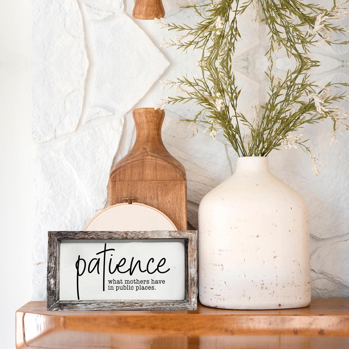 Gia Roma — Patience Sign