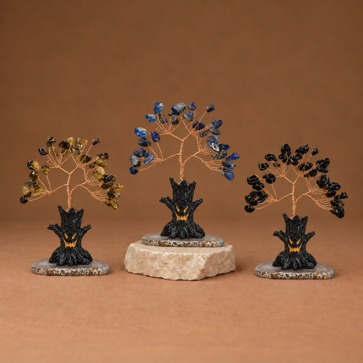 Black Crystal Halloween Tree