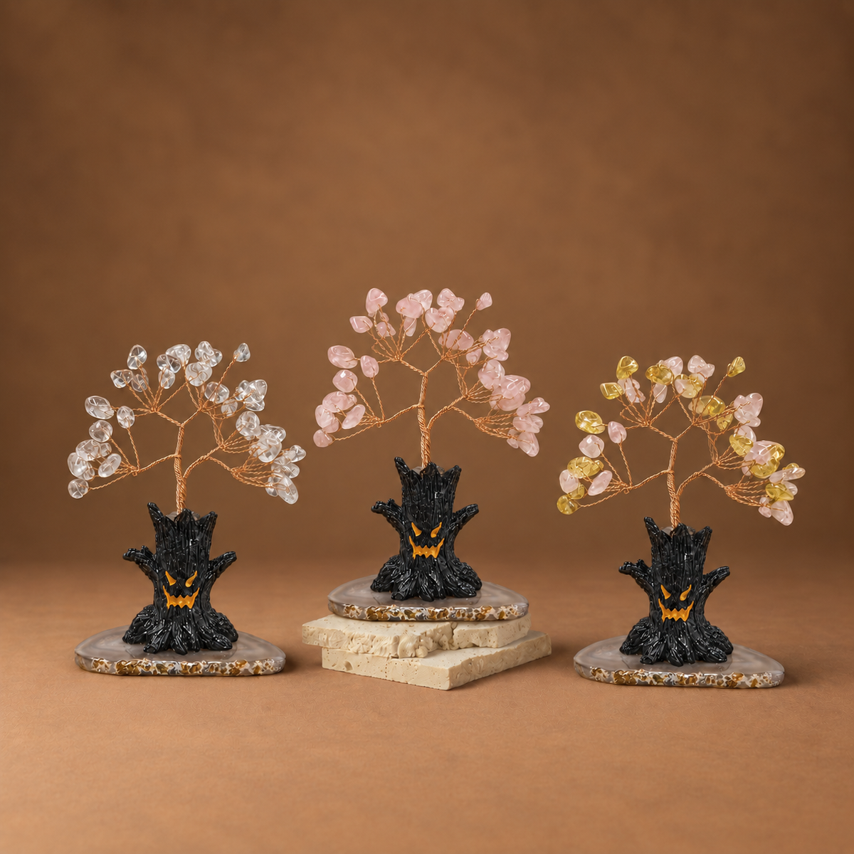 Black Crystal Halloween Tree