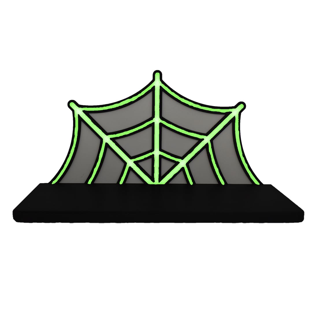 Spider Web Floating Halloween Shelf