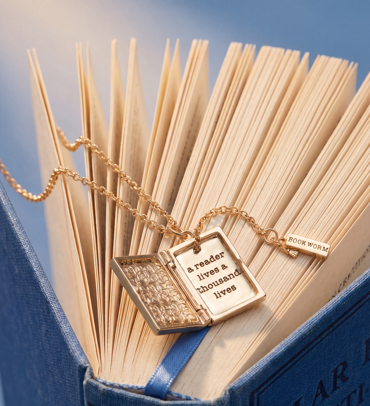 A Reader Lives a Thousand Lives Book Club Locket