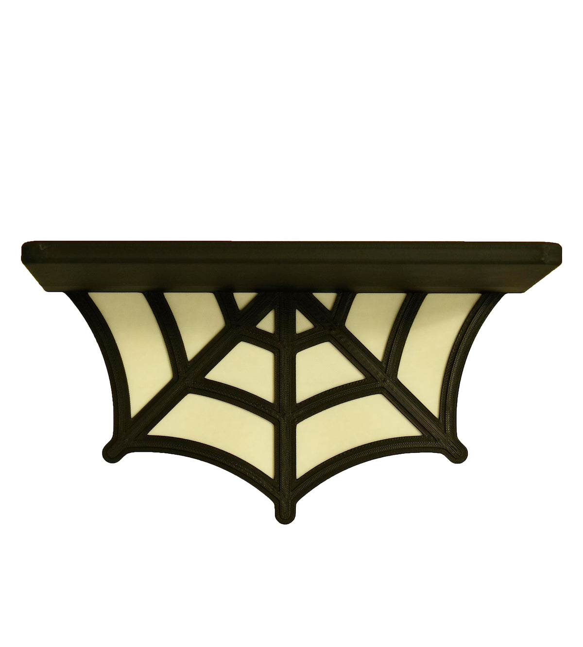 Spider Web Floating Halloween Shelf