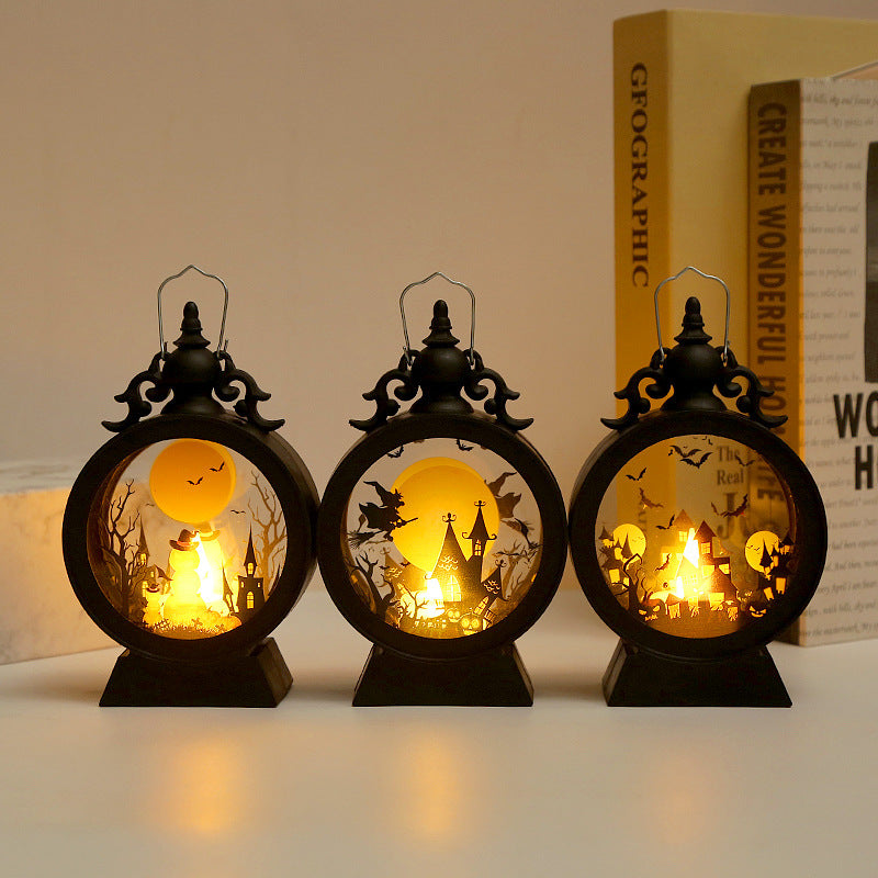 Halloween Retro Portable Storm Lantern