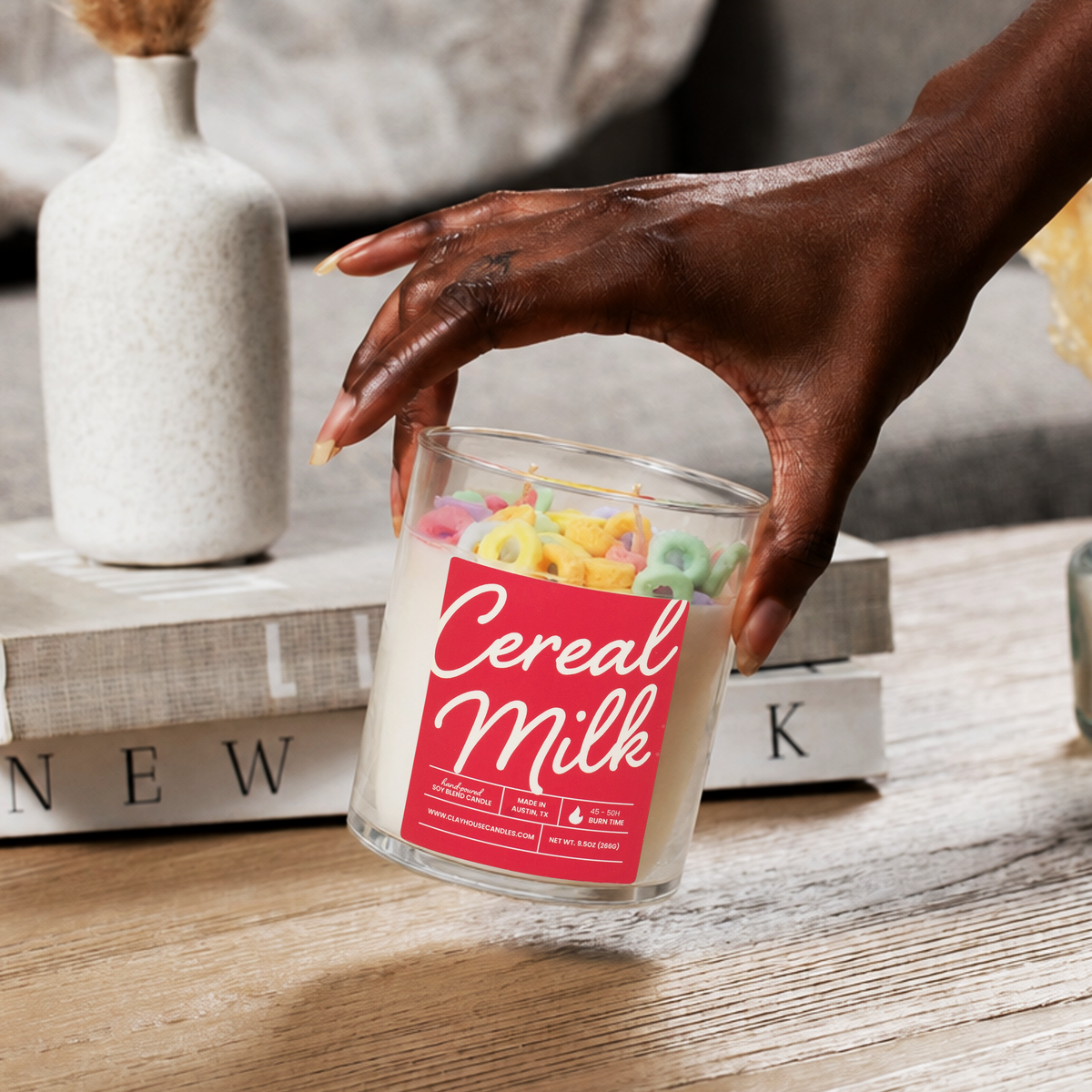 Clay House Candles — Cereal Milk Container Candle