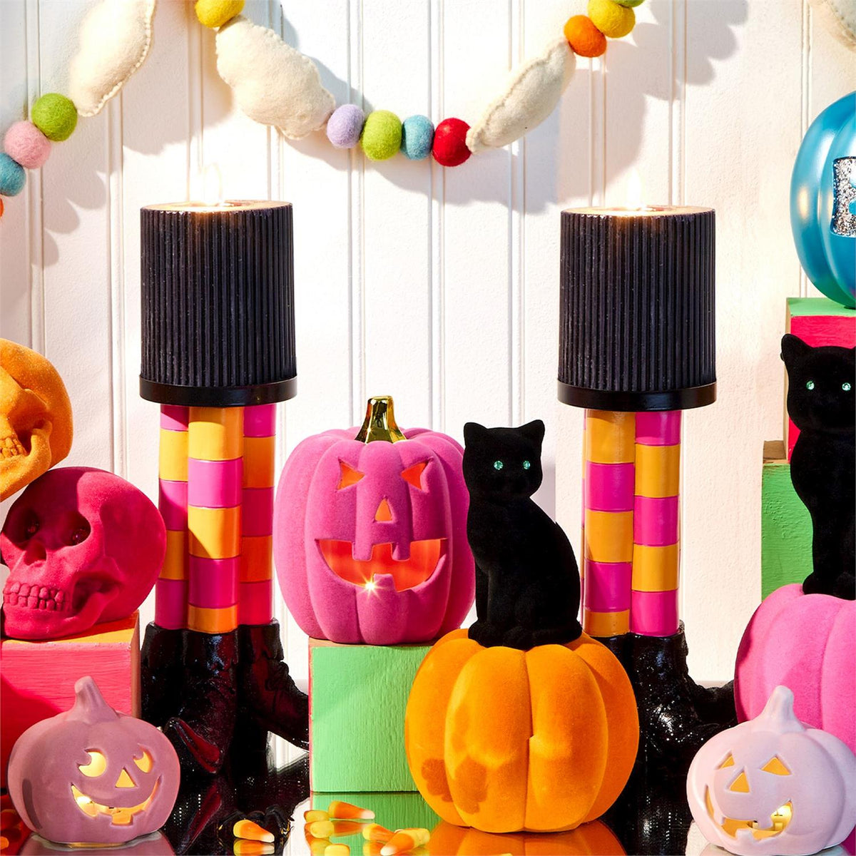 Wicked Witch Leg Candle Holder