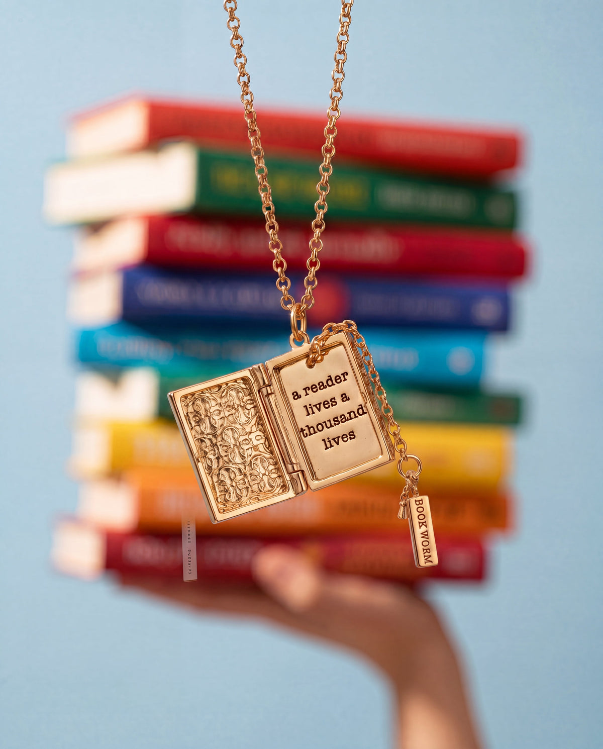 A Reader Lives a Thousand Lives Book Club Locket