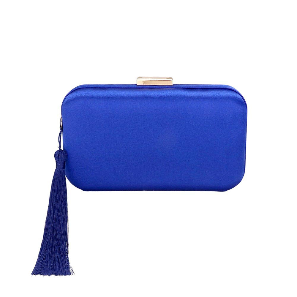 Tassel Pointed Clutch Crossbody Bag