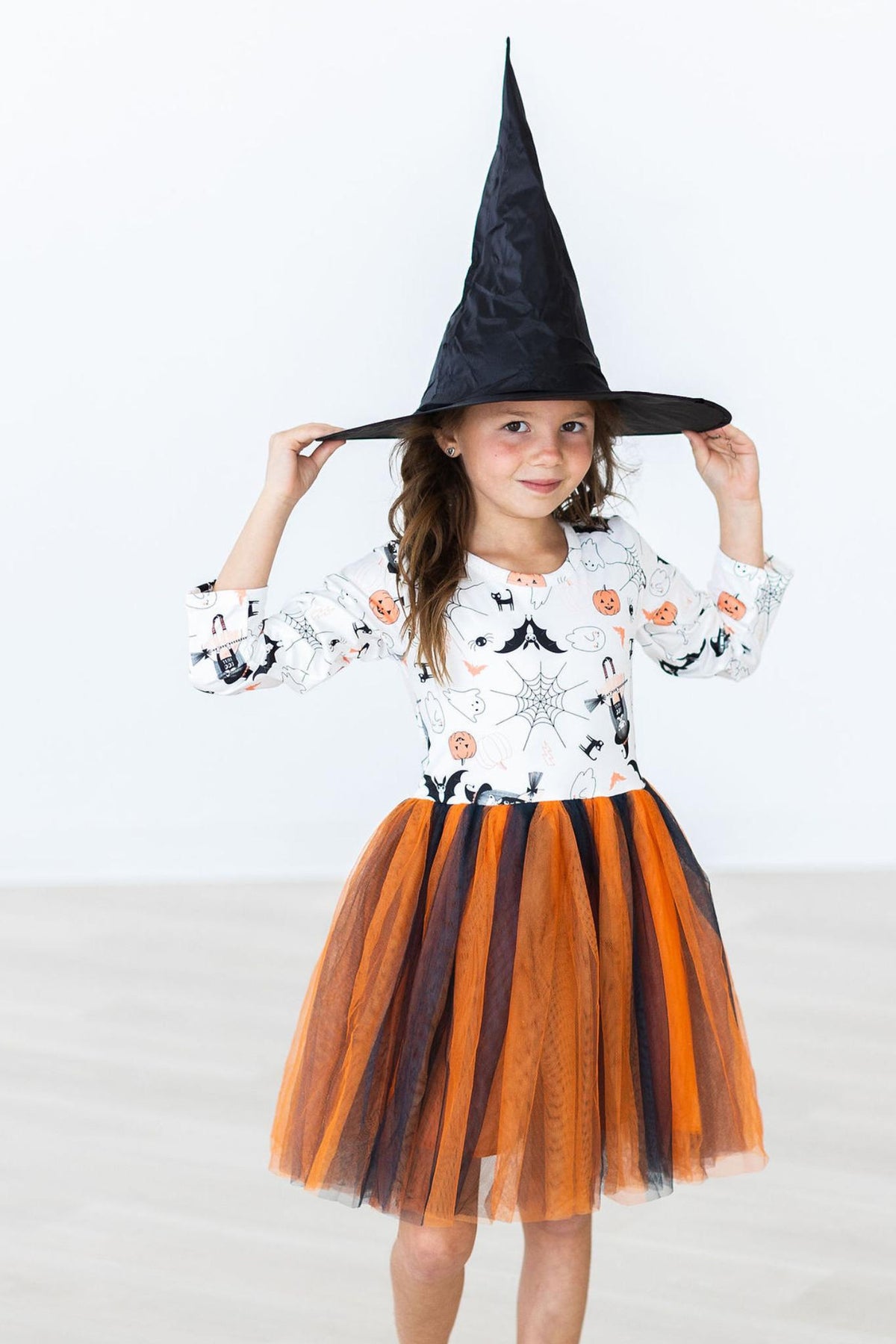 Mila & Rose® — Boo-tiful Halloween Long Sleeve Tutu Dress