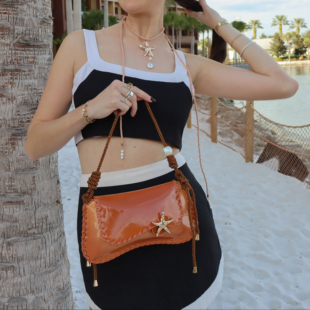 DiFerdinando — Eternal Afterglow Toasted Ombré Shoulder Bag