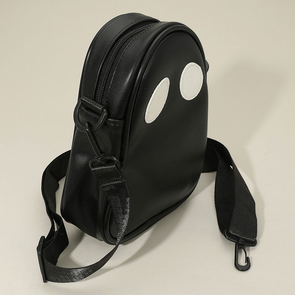Ghost Face Faux Leather Crossbody Bag