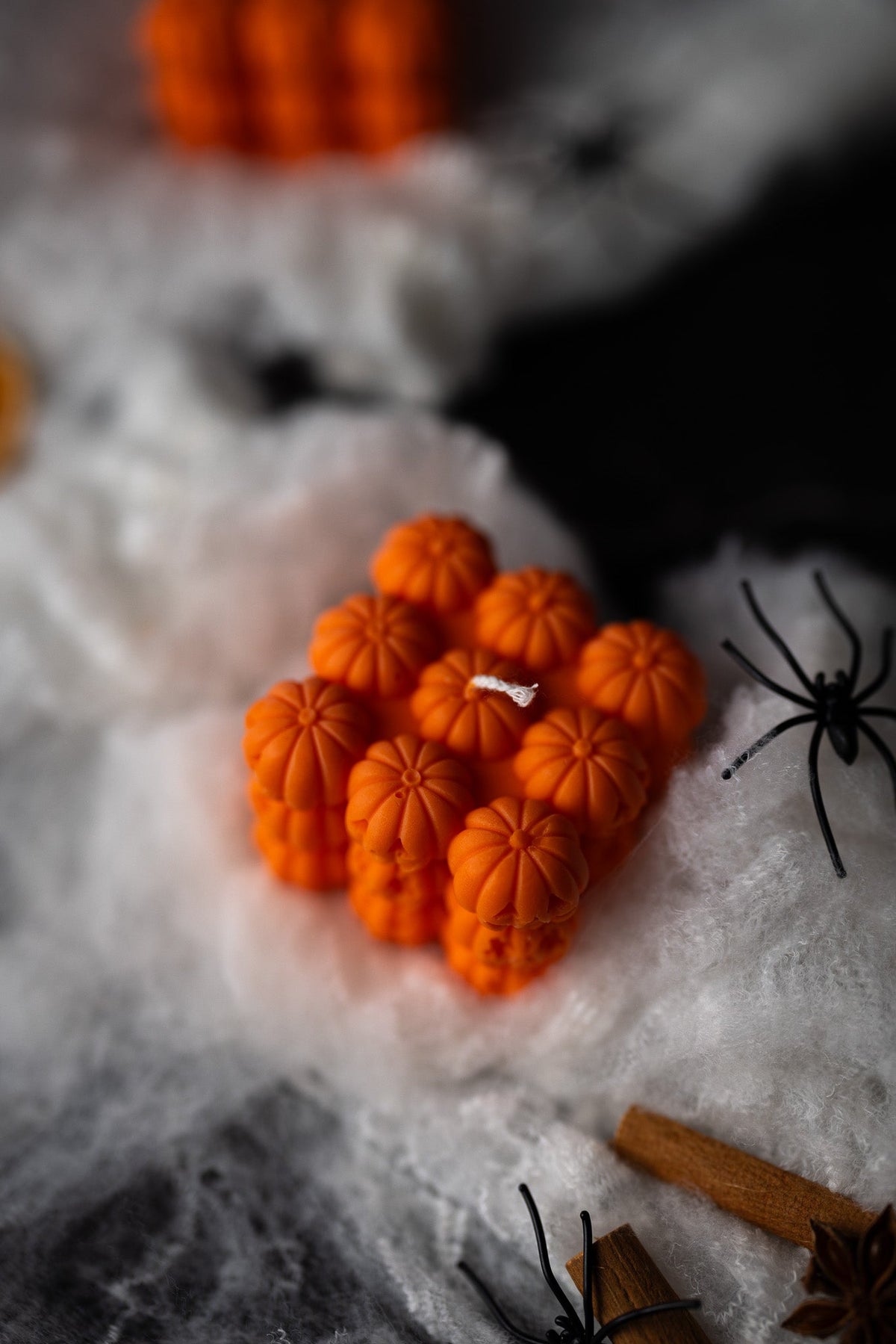 Halloween Face Bubble Pumpkin Soy Candle
