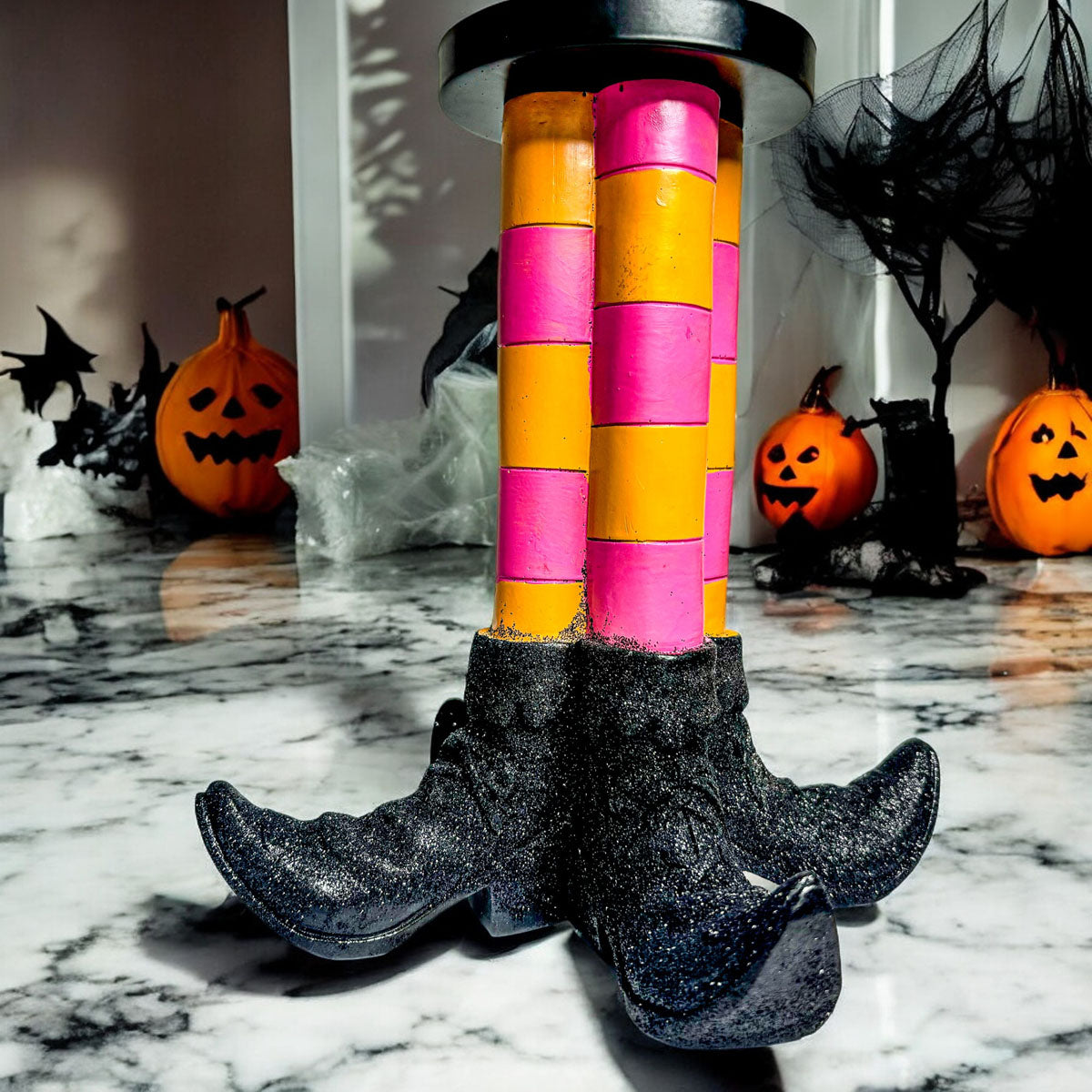 Wicked Witch Leg Candle Holder