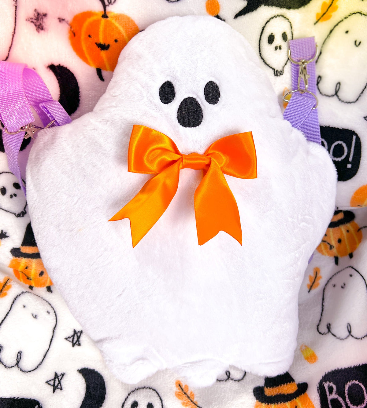 Precious Bbyz Ghost Plush Crossbody Purse