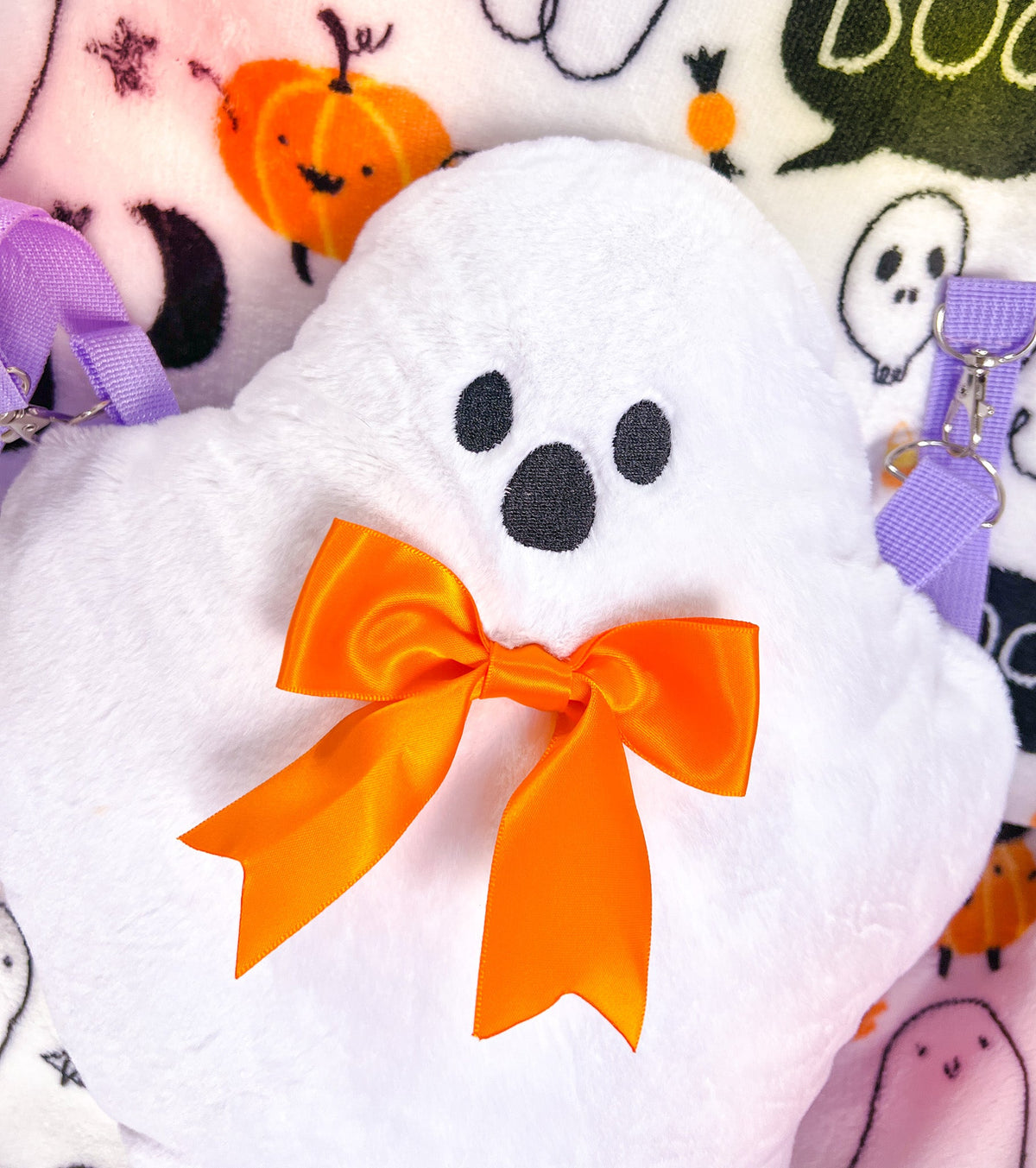 Precious Bbyz Ghost Plush Crossbody Purse