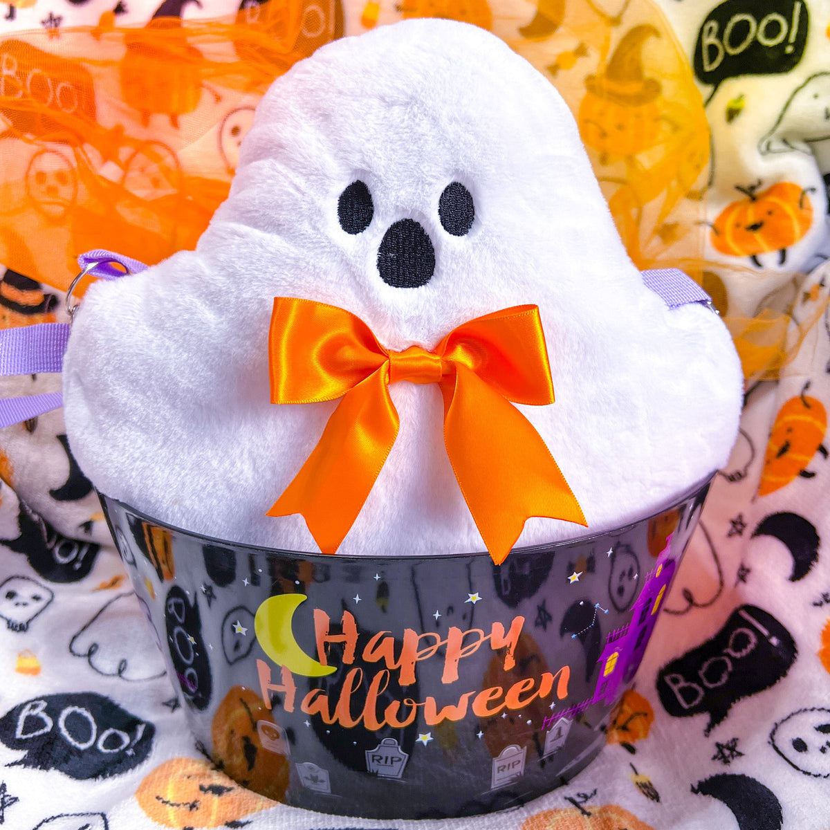 Precious Bbyz Ghost Plush Crossbody Purse