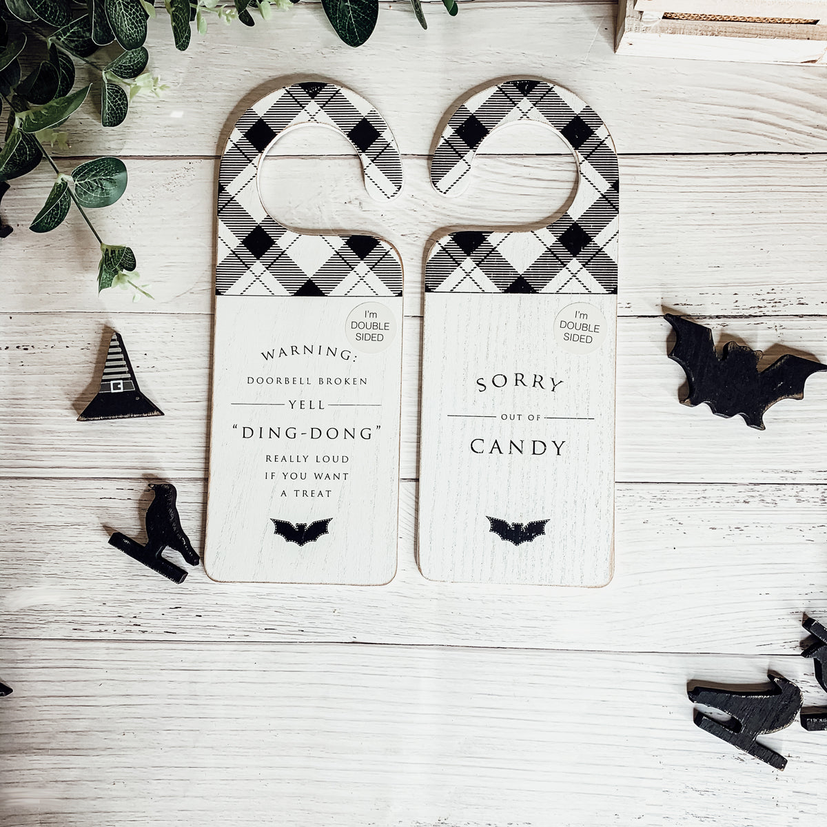 Double-Sided Halloween Door Knob Hanger