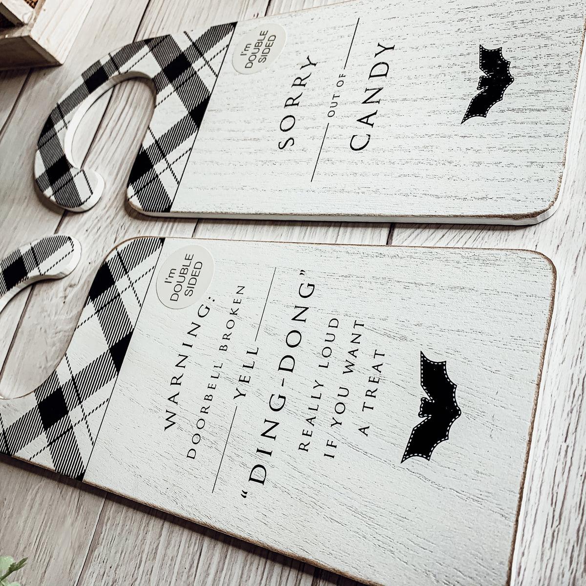 Double-Sided Halloween Door Knob Hanger