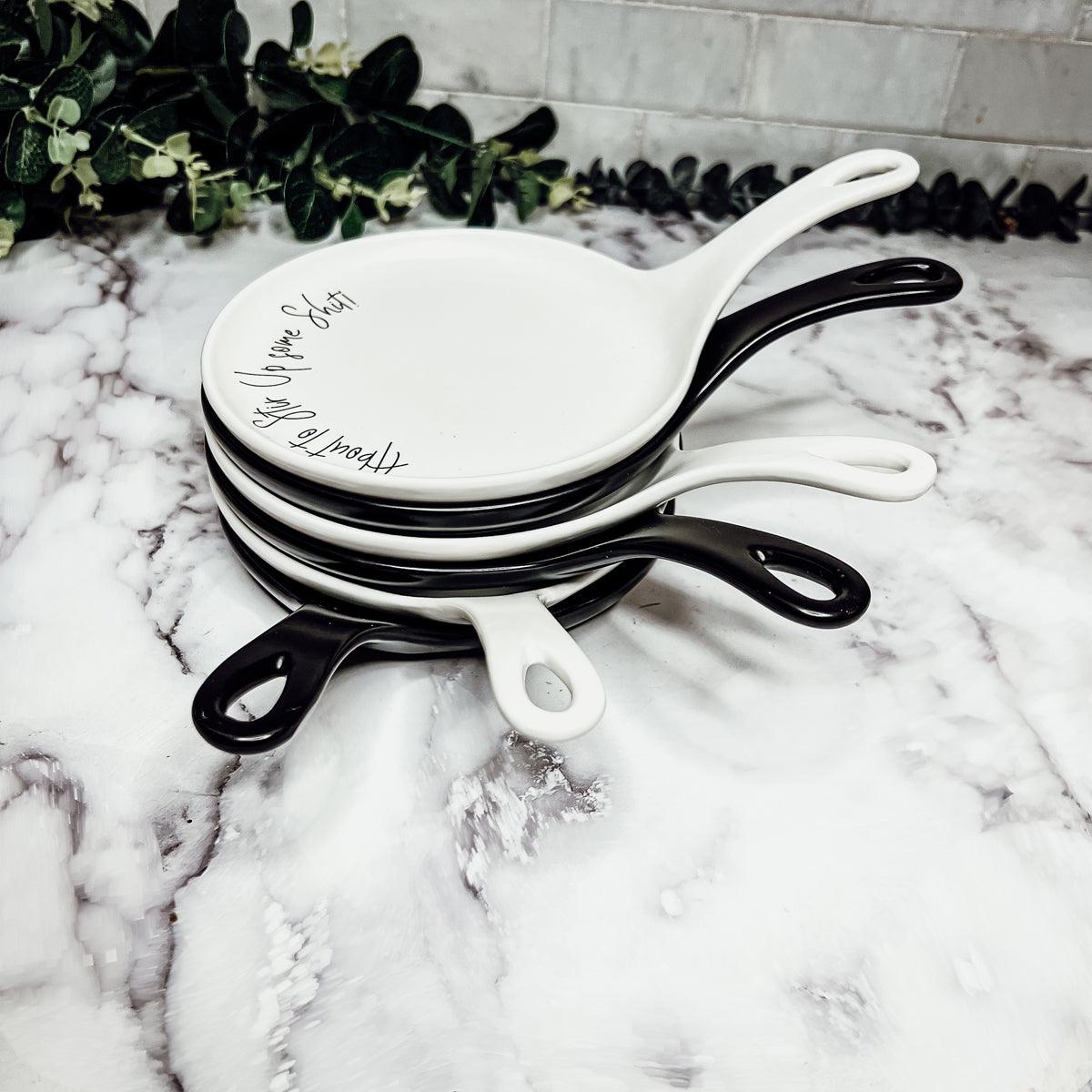 Gia Roma — Give It a Rest LG Spoon Rest & Wooden Spoon Set