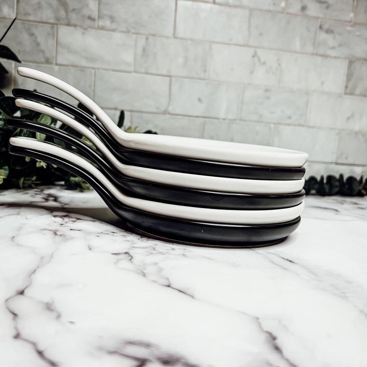 Gia Roma — Give It a Rest LG Spoon Rest & Wooden Spoon Set