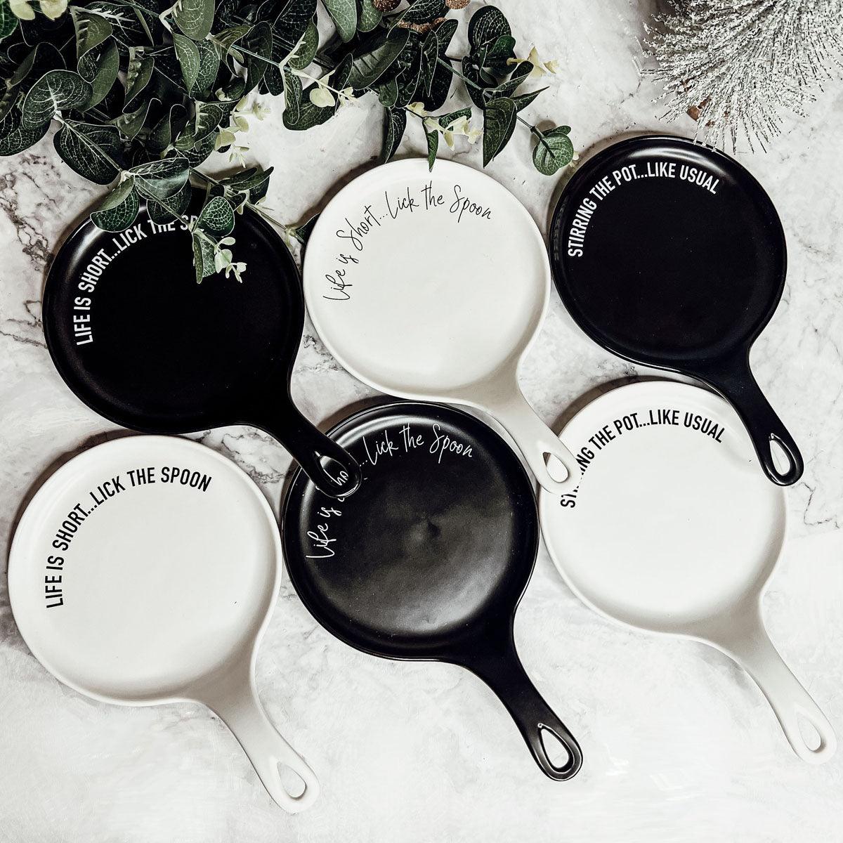 Gia Roma — Give It a Rest LG Spoon Rest & Wooden Spoon Set