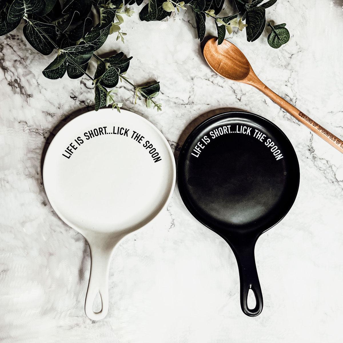 Gia Roma — Give It a Rest LG Spoon Rest & Wooden Spoon Set