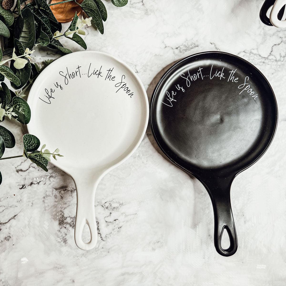 Gia Roma — Give It a Rest LG Spoon Rest & Wooden Spoon Set