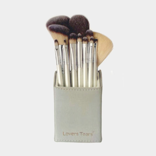 Madeline Love 12-Piece Makeup Brush Set with Holder