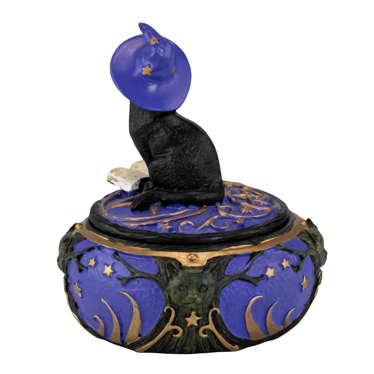 Magical Black Cat Trinket Box