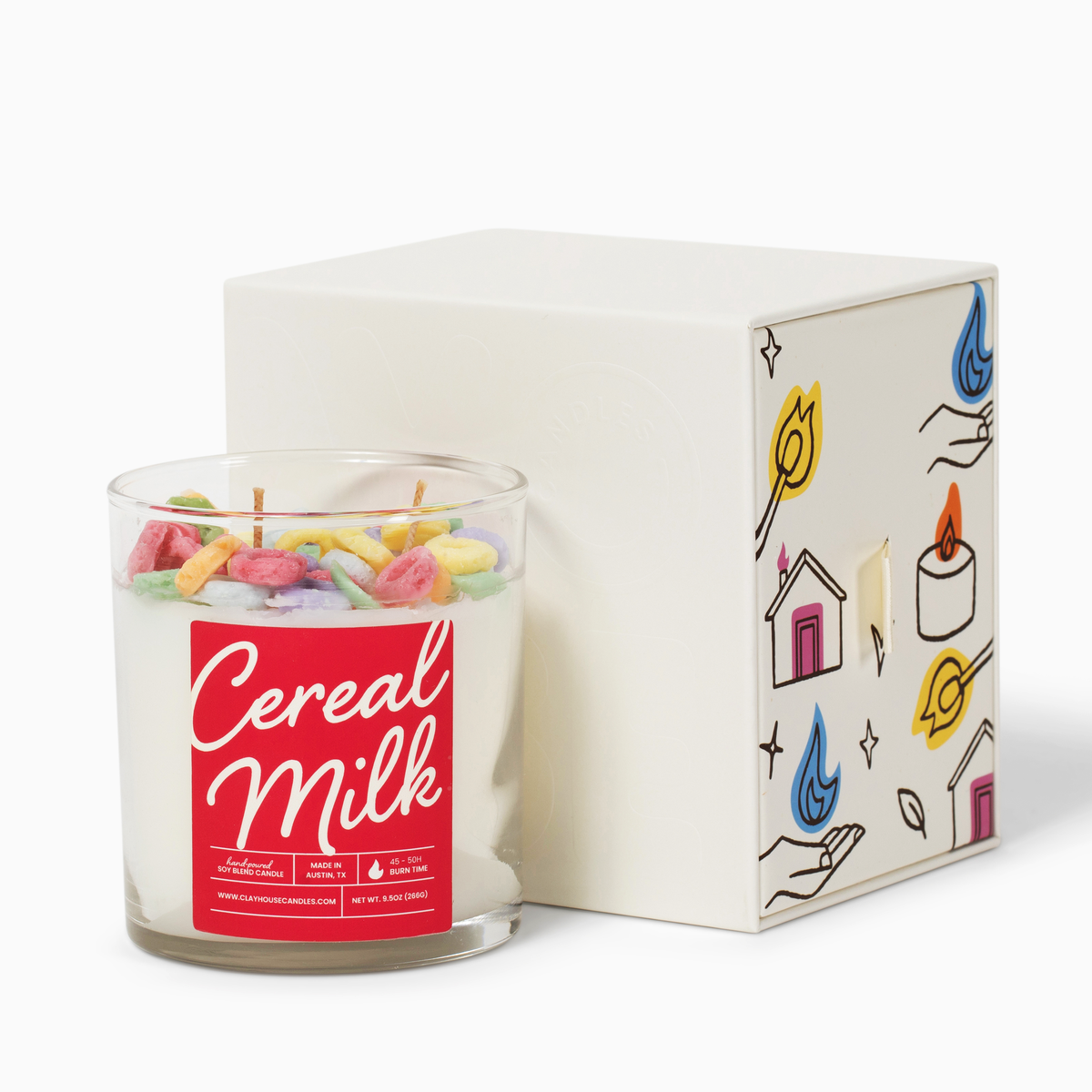 Clay House Candles — Cereal Milk Container Candle