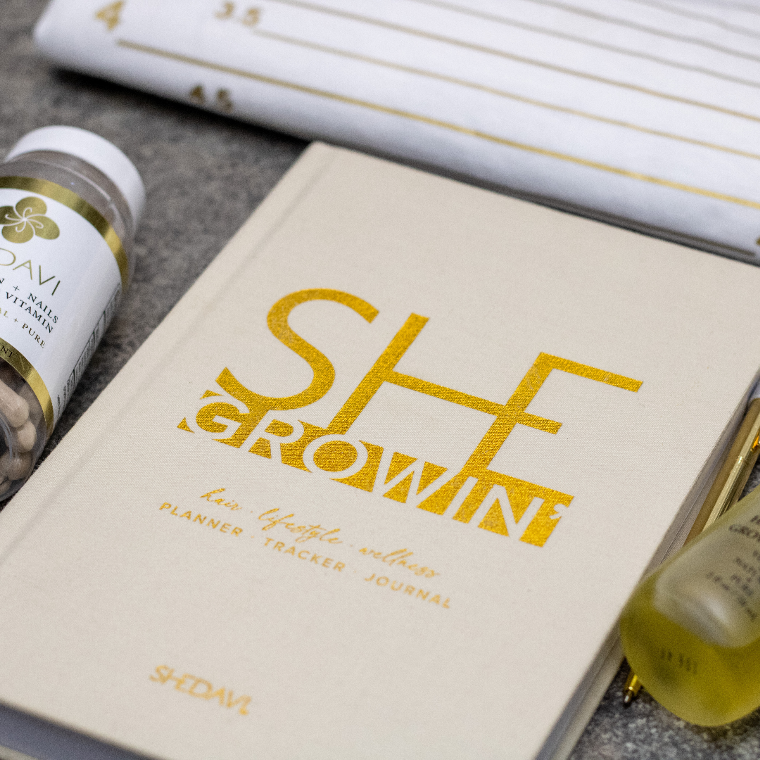 SheGrowin'™ Planner – Hair, Self-Care & Goal Journal