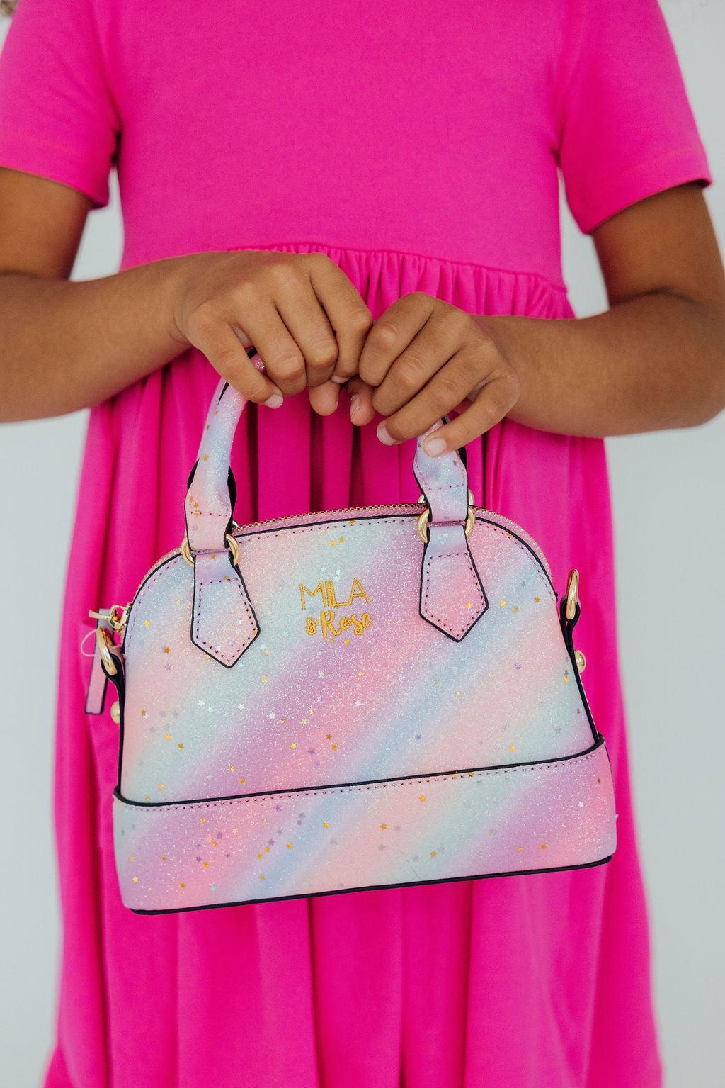 Mila & Rose™ Princess Glitter Girl's Crossbody Purse