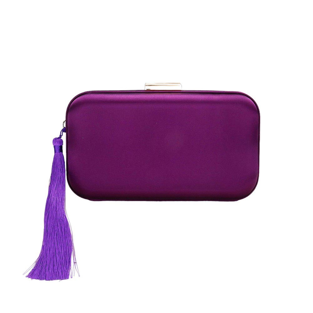 Tassel Pointed Clutch Crossbody Bag