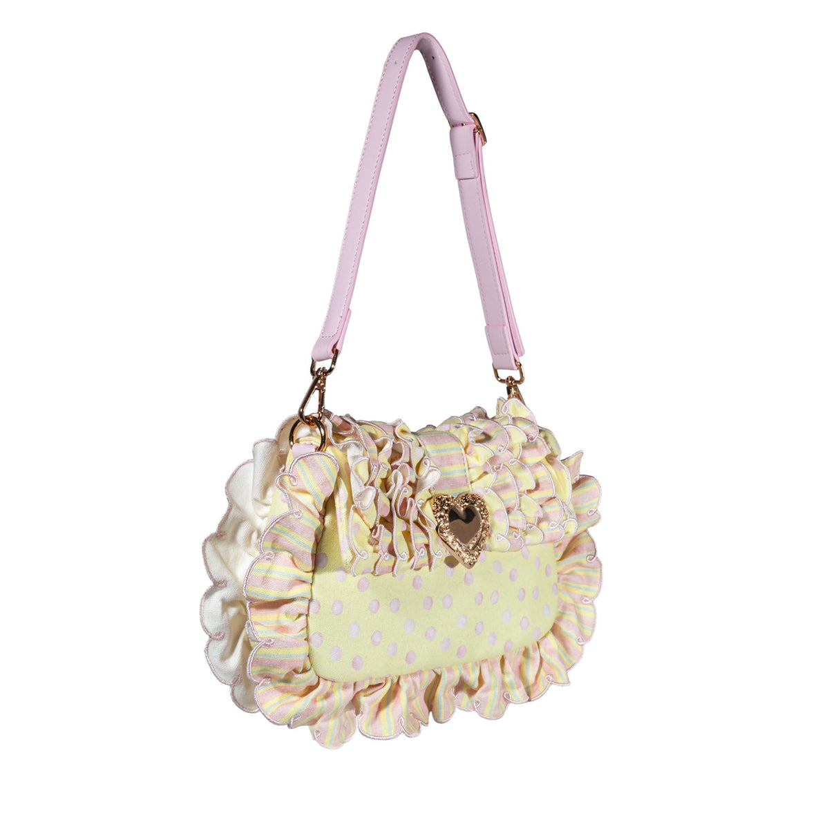 DiFerdinando — Seaside Sweetheart Polkadot Shoulder Bag