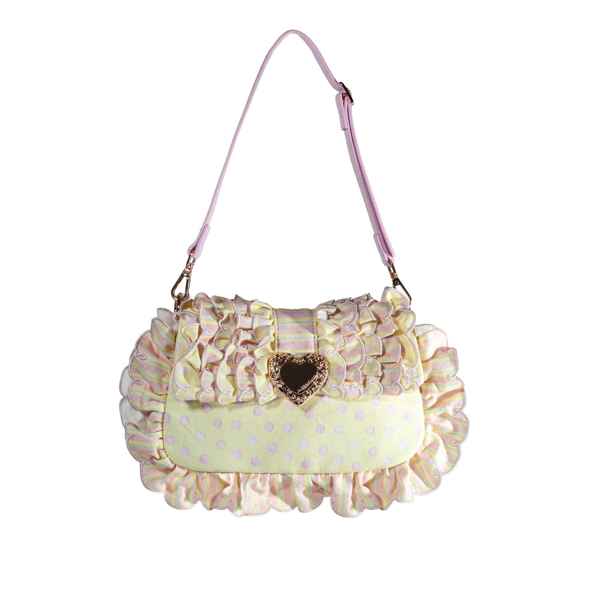 DiFerdinando — Seaside Sweetheart Polkadot Shoulder Bag