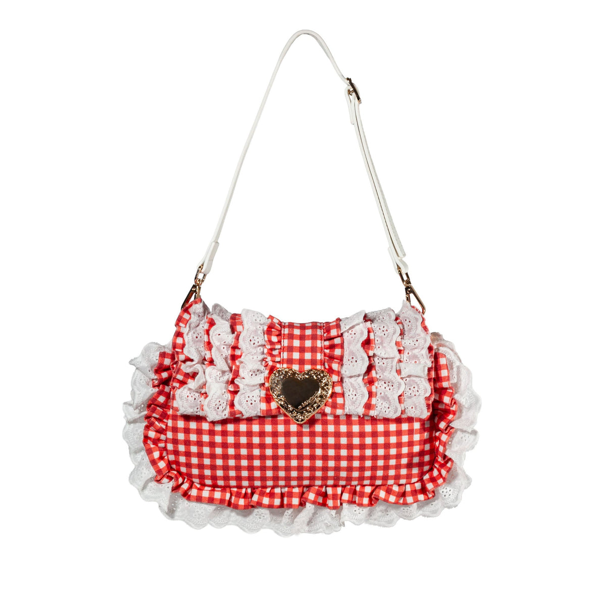 DiFerdinando — Seaside Sweetheart Polkadot Shoulder Bag