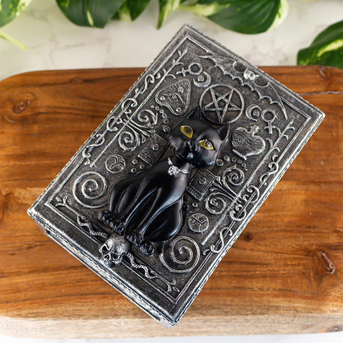 Black Cat Gothic Keepsake Box