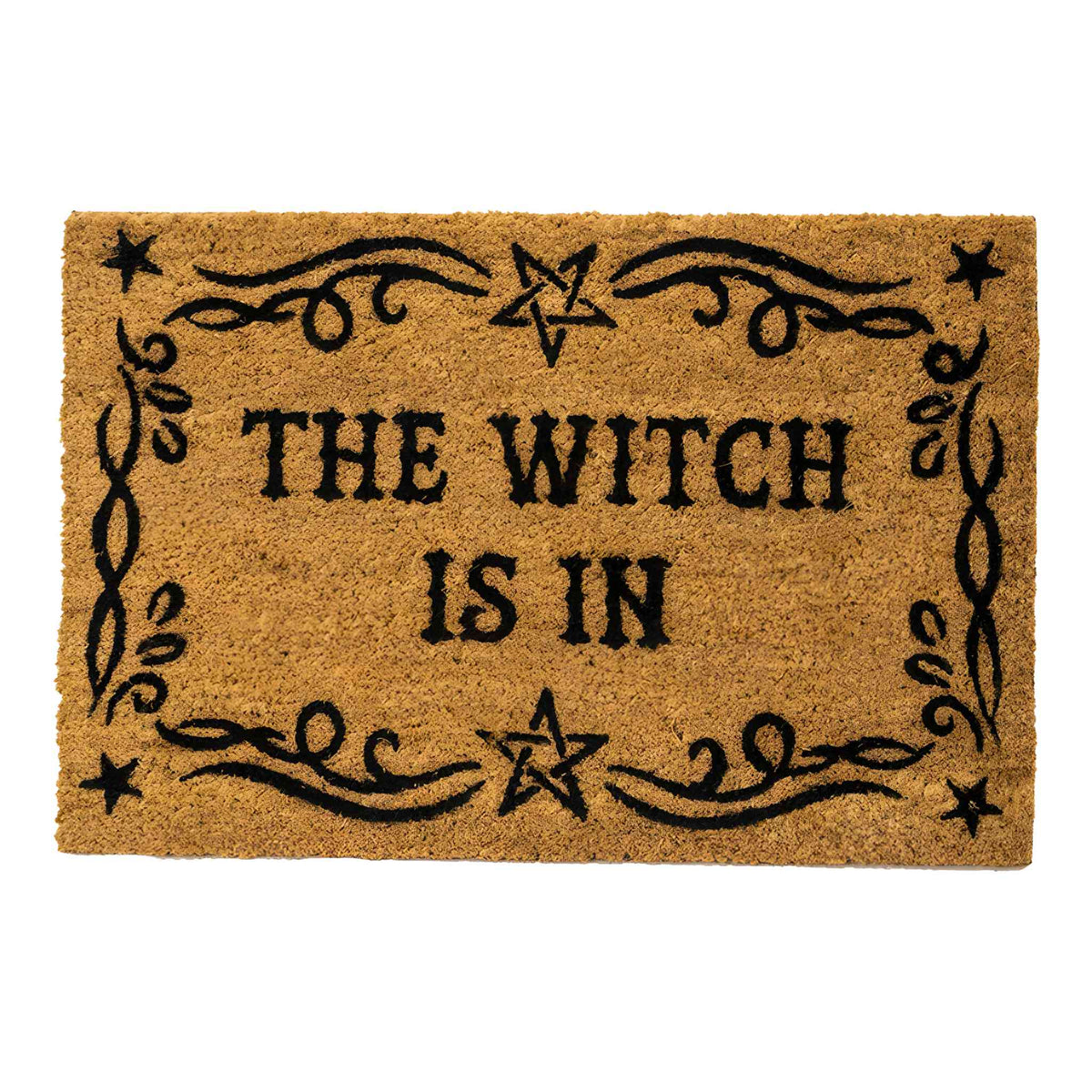 The Witch Is In Halloween Doormat
