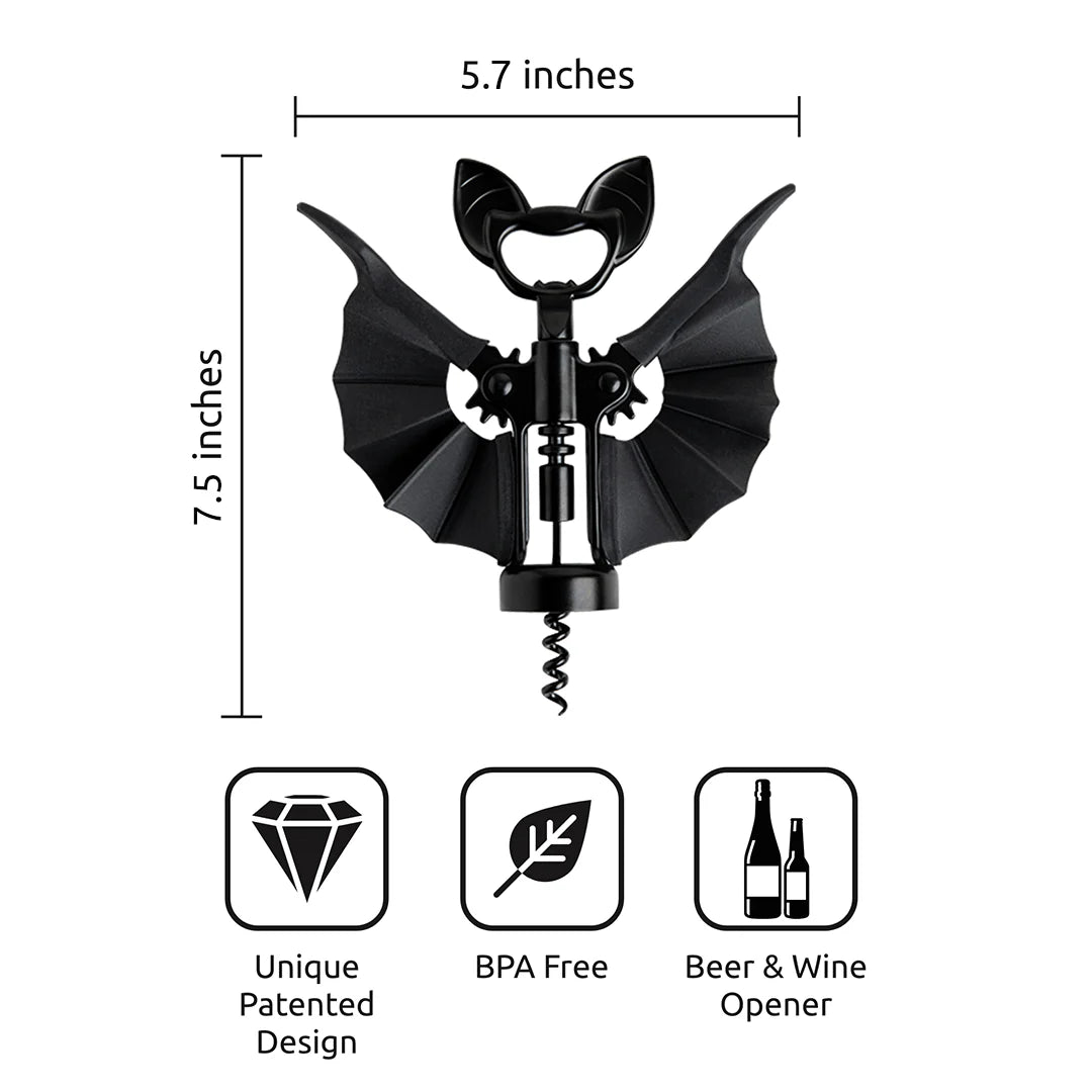 Vino Bat Wing Corkscrew & Bottle Opener