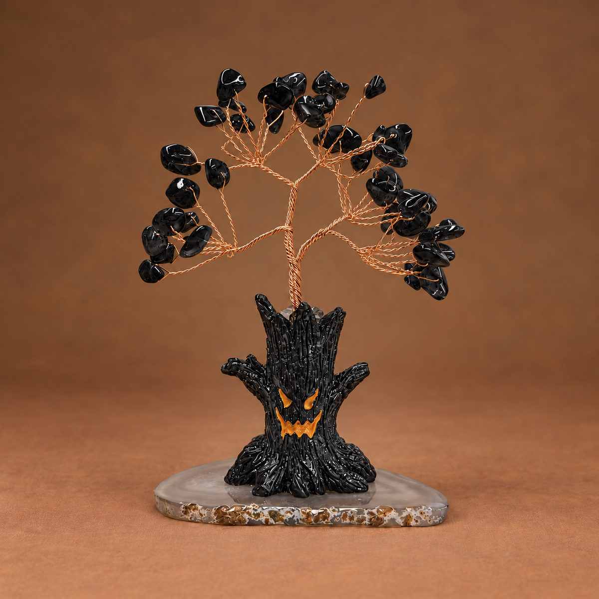 Black Crystal Halloween Tree