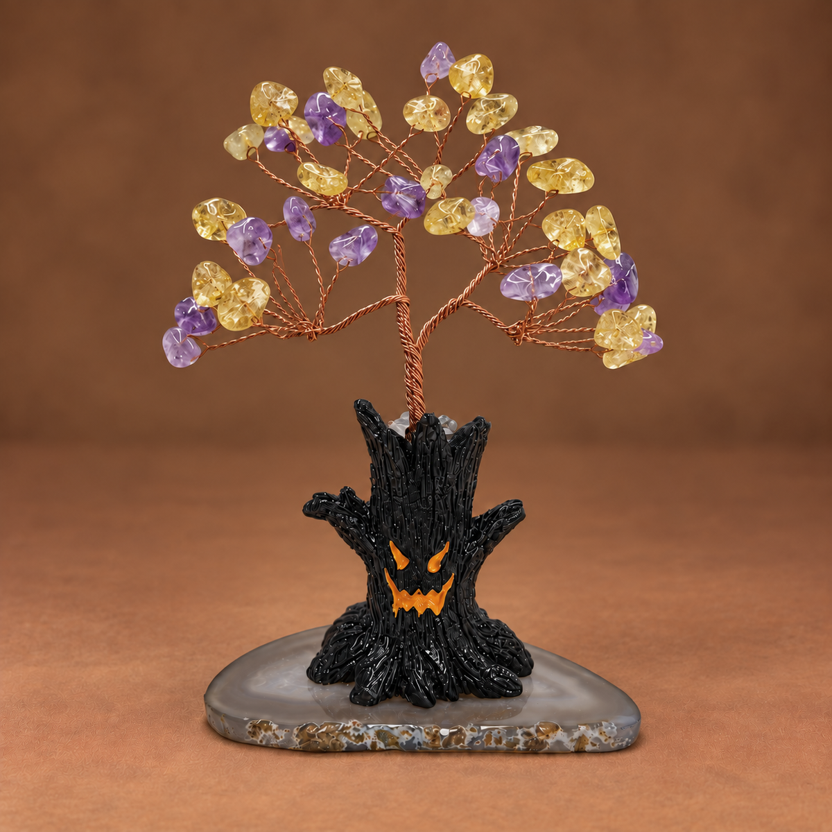 Black Crystal Halloween Tree