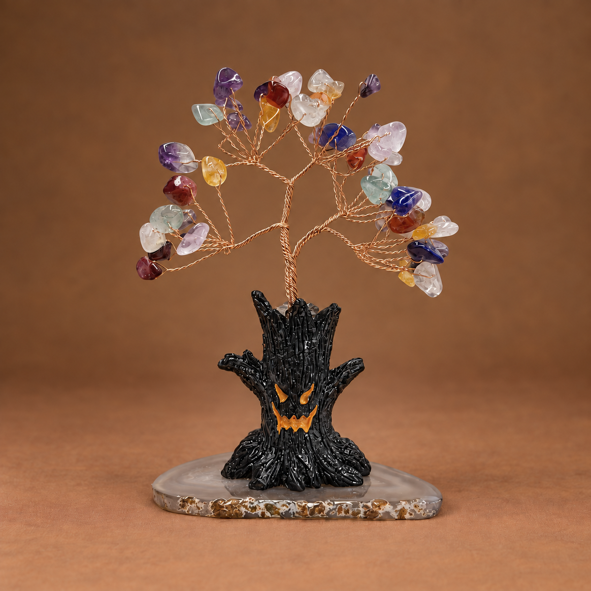 Black Crystal Halloween Tree