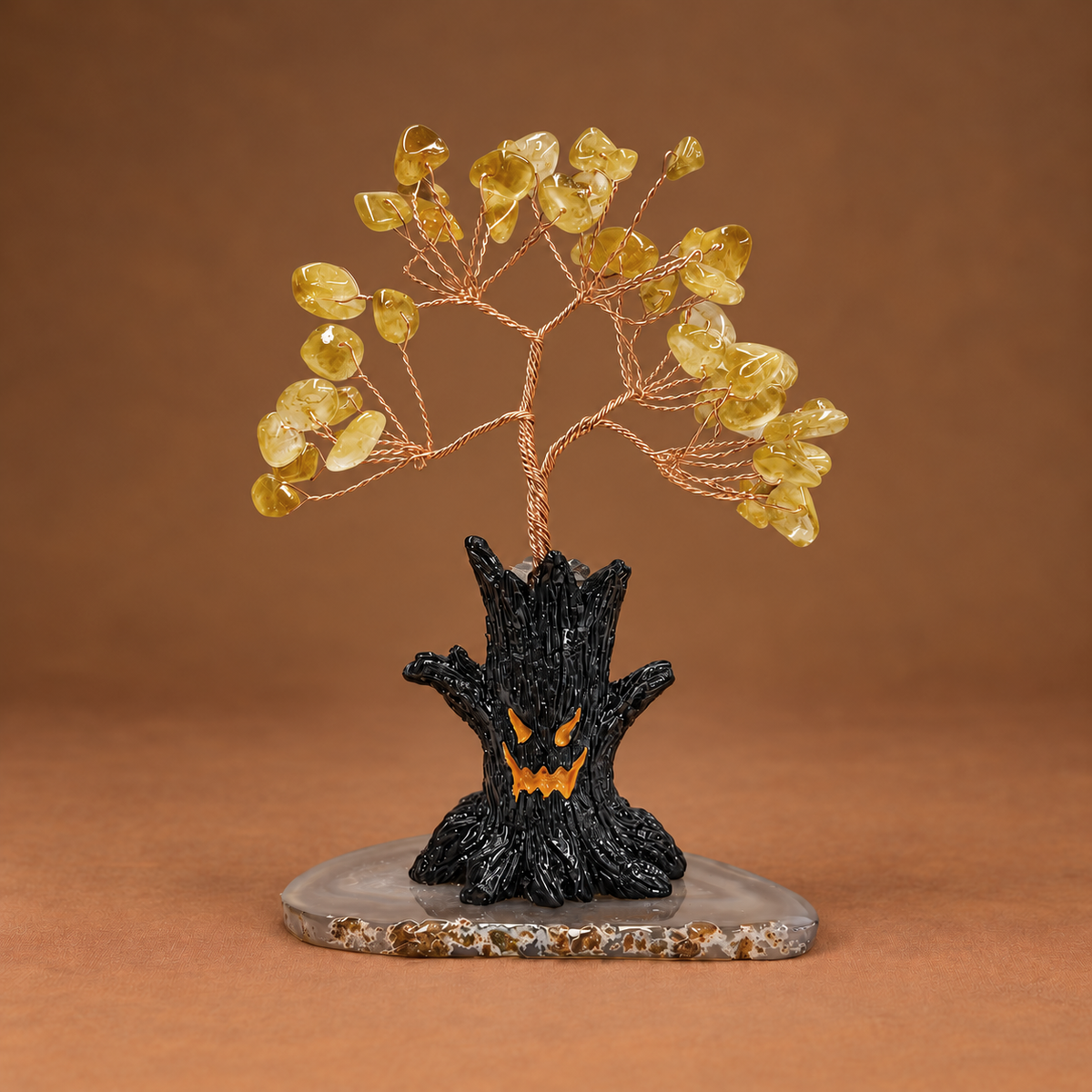 Black Crystal Halloween Tree