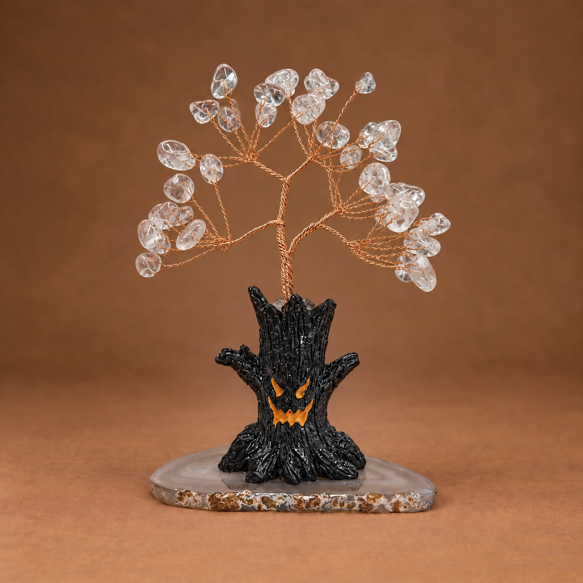 Black Crystal Halloween Tree