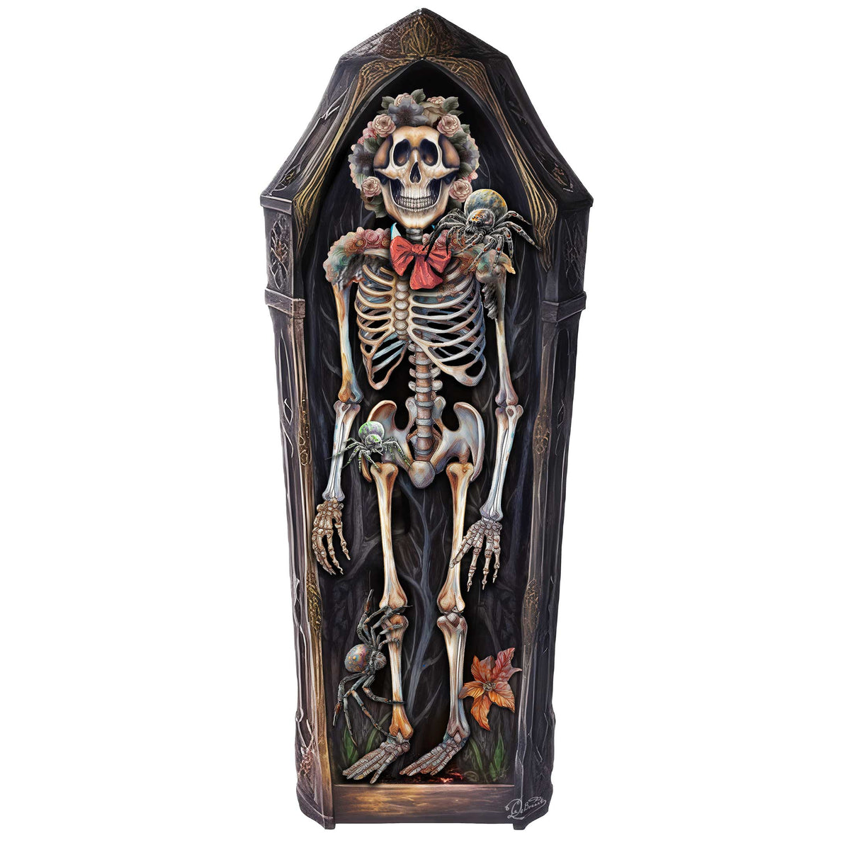 Halloween Skeleton Coffin Door Hanger – G. Debrekht