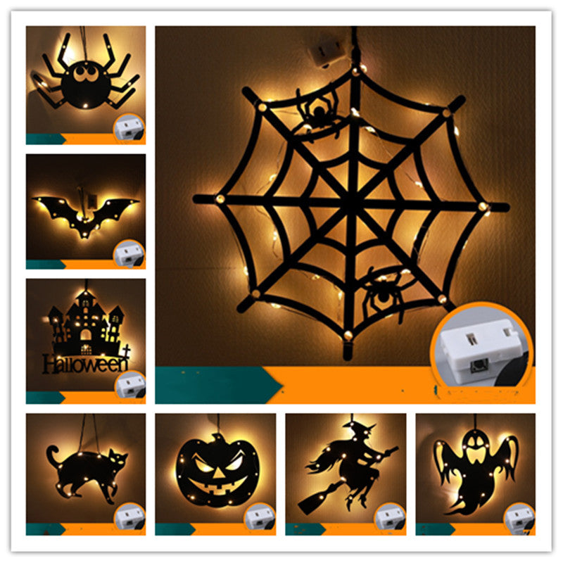 Halloween LED Decorative Lights – Pumpkin, Ghost, Witch & More